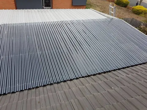 Roof after restoration