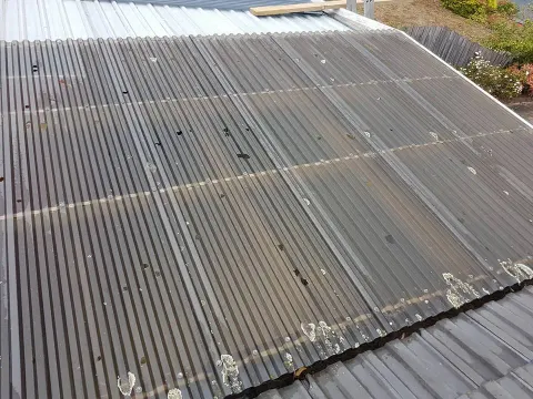 Roof before restoration