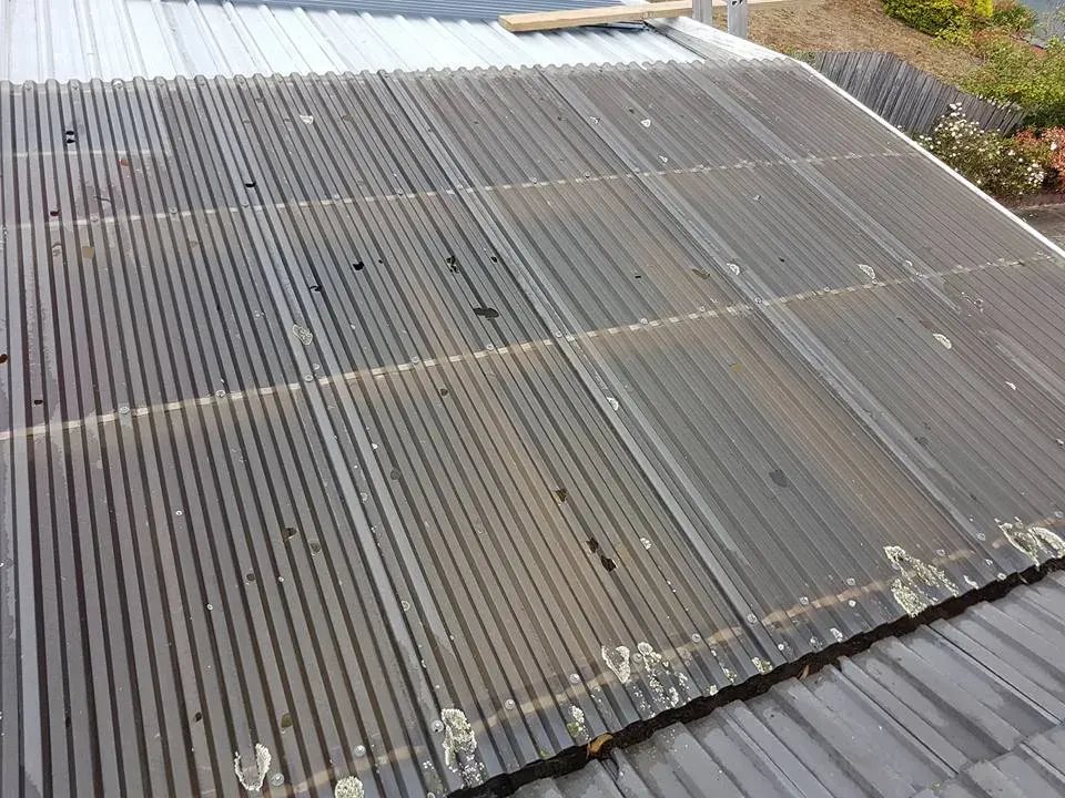 Roof before restoration