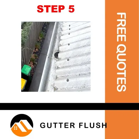 Step 5 — Gutter flush