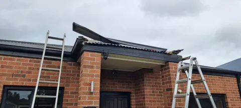 Colorbond guttering and metal fascia replacement in Melbourne