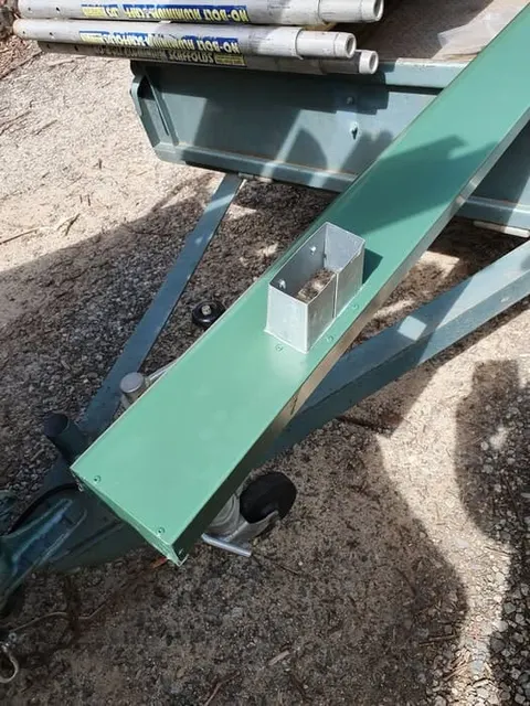 Freshly installed Colorbond gutter and downpipe in Melbourne